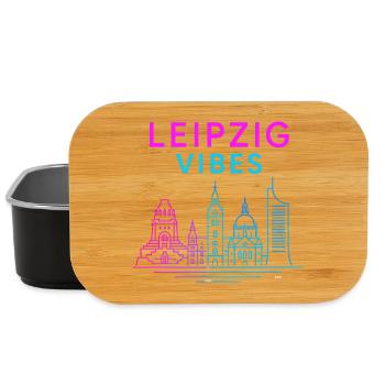 Vibrations néon de Leipzig - Boîte à goûter - noir - Devant