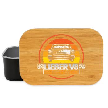 Auto Tuner Tuning Kfz Werkstatt Mechaniker Spruch - Lunch Box - black - Front