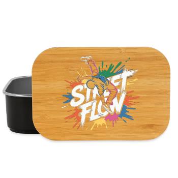 Streetdance Beat – Urban DJ Music Design - Boîte à goûter - noir - Devant