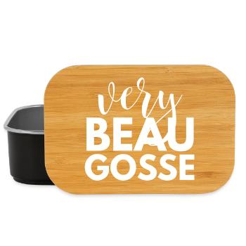 Very Beau Gosse Citation drôle Originale Homme - Boîte à goûter - noir - Devant