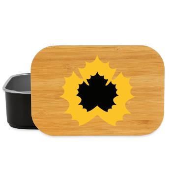 Yellow-black Skellefteå - Lunch Box - black - Front