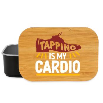 Stepptanz Stepptänzer Stepper Tappig Is My Cardio - Lunch Box - Schwarz - Vorne