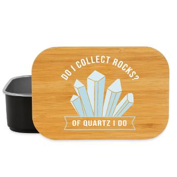 stones collector geologist geology rock - Lunch Box - black - Front