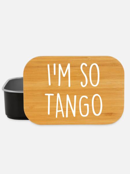 Danseur de tango - Boîte à goûter - noir