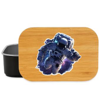 Astronomische Weltraum-Astronauten-Schweberkundung - Lunch Box - Schwarz - Vorne