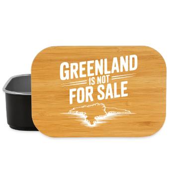Le Groenland n’est pas à vendre - Boîte à goûter - noir - Devant