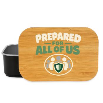 Family Provision Emergency Planner Prepper - Lunch Box - black - Front