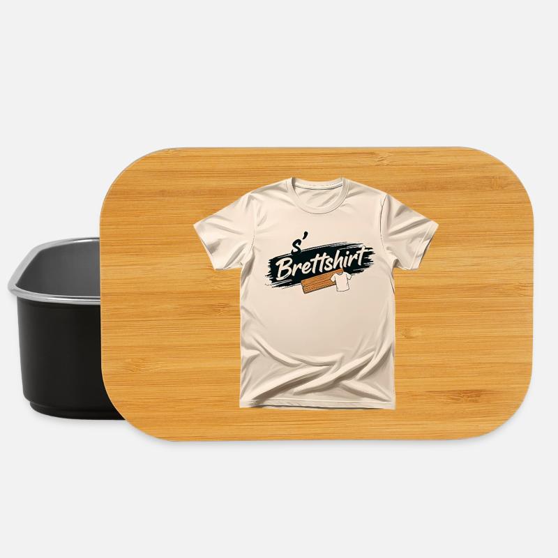 s' Brettshirt - Lunch Box - Schwarz