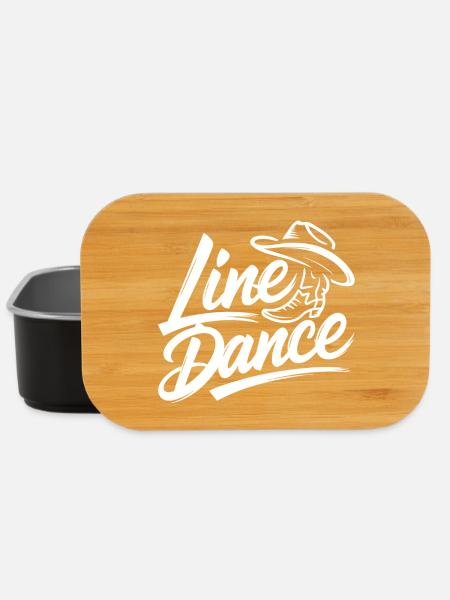 Line Dance – Country Western Tanz - Lunch Box - Schwarz