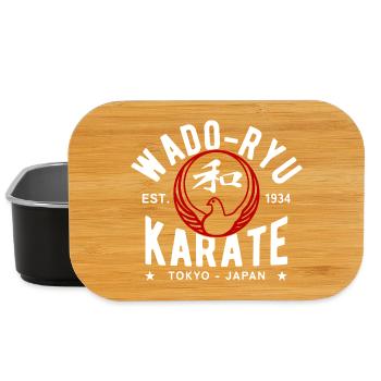 Wado-Ryu Karate, gegründet 1934, Tokio, Japan - Lunch Box - Schwarz - Vorne