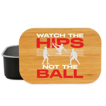 Sepak Takraw Watch The Hips - Lunch Box - black - Front