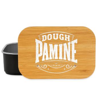 Dough Pamine - the dopamine for bakers - Lunch Box - black - Front