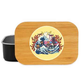 Animal Anime Kawaii Rocker - Lunch Box - black - Front
