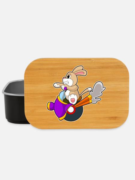 Hund Motorrad - Lunch Box - Schwarz