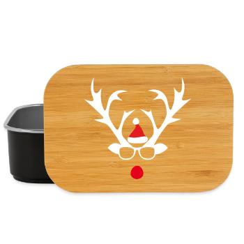 Rudolph Brillenrentier Santa - Lunch Box - Schwarz - Vorne