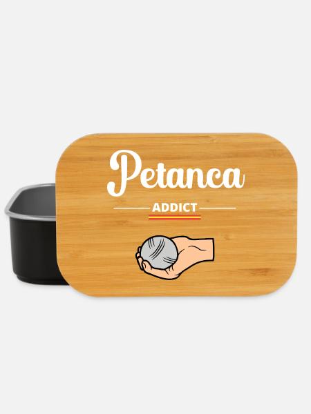 Petanque Addict Spain - Lunch Box - black