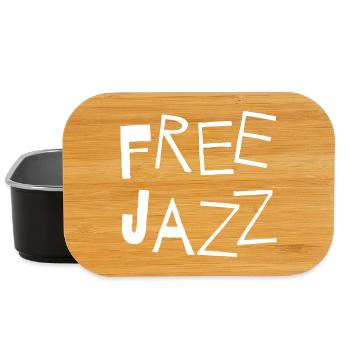 Free Jazz Bold Typography Tee - Boîte à goûter - noir - Devant