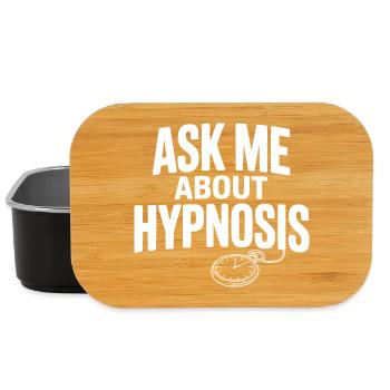 Ask Me About Hypnosis - Lunch Box - black - Front