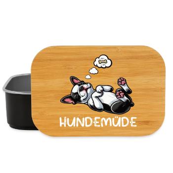 Hundemüde Boston Terrier Boston terrier besitzer  - Lunch Box - Schwarz - Vorne