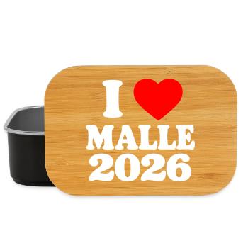 J’adore Malle 2026 - Boîte à goûter - noir - Devant