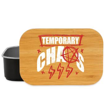 Punk For A Day : Chaos temporaire - Boîte à goûter - noir - Devant