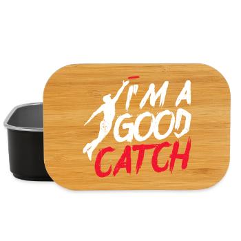 Ich bin ein guter Fang Handgeschriebenes Logo T-Shirt - Lunch Box - Schwarz - Vorne