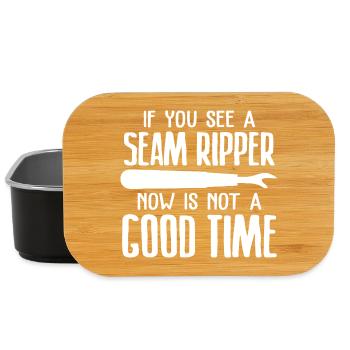 Nahtreißer-Alarm - Lunch Box - Schwarz - Vorne
