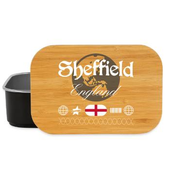 Sheffield England Streetwear Travel Souvenir - Lunch Box - black - Front