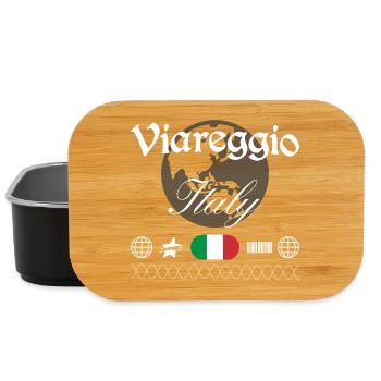 Viareggio Italien Streetwear Reise Souvenir - Lunch Box - Schwarz - Vorne