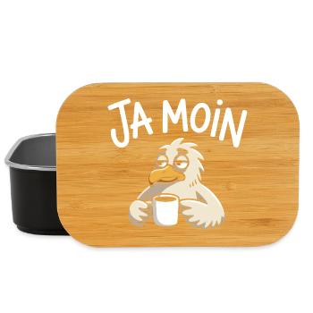 Ja Moin Norddeutschland Hamburg Gamer Meme Moin - Lunch Box - Schwarz - Vorne