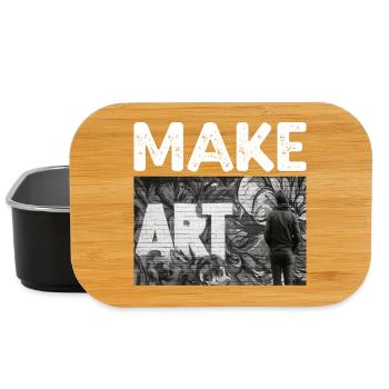 Make Art - Lunch Box - Schwarz - Vorne