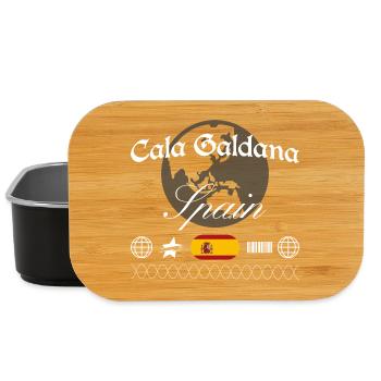 Cala Galdana Spanien Streetwear Reise Souvenir - Lunch Box - Schwarz - Vorne