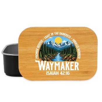 Waymaker Isaiah 42:16 Promise Keeper - Lunch Box - black - Front