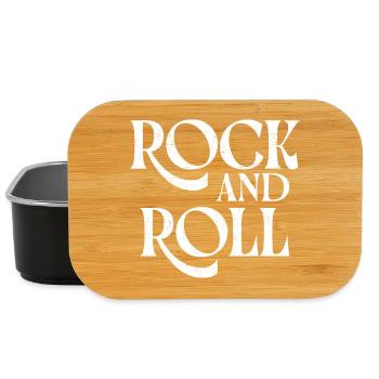 Vintage-Rock'n'Roll-Typografie - Lunch Box - Schwarz - Vorne