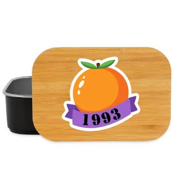 Orange with ribbon 1993 - Lunch Box - black - Front