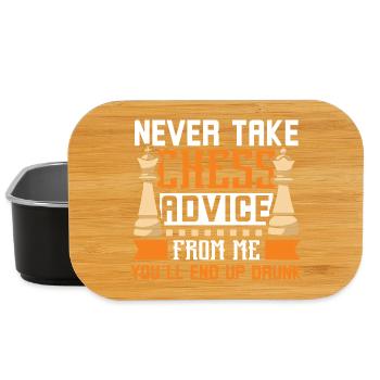 Chess Chess Player Chessboard - Lunch Box - black - Front