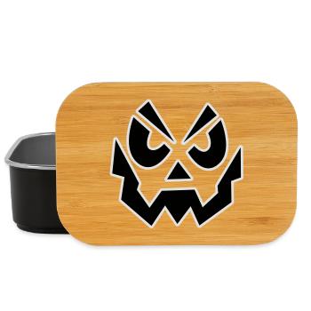 Horror face - Lunch Box - black - Front