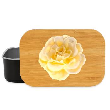 Rose Blume - Lunch Box - Schwarz - Vorne