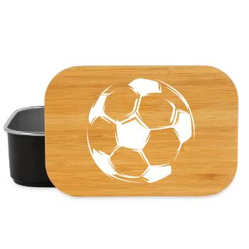 fußball soccer team symbol present Ball Logo icon - Lunch Box - Schwarz - Vorne