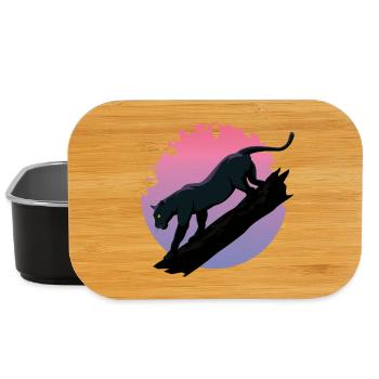 Black Panther Animal - Lunch Box - black - Front