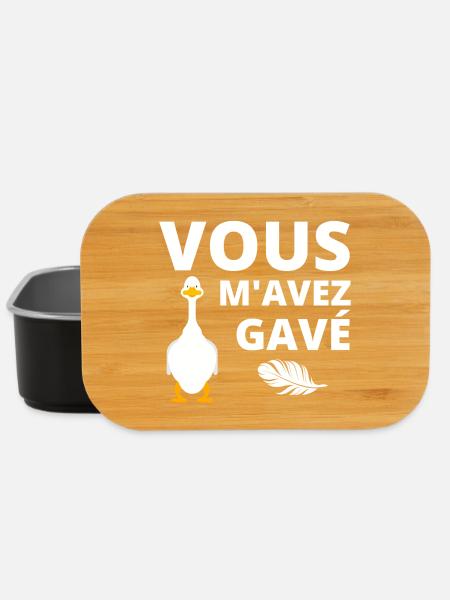 canard, foie gras, sud ouest - Boîte à goûter - noir