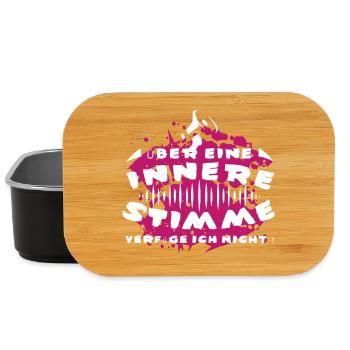Innere Stimme - Lunch Box - Schwarz - Vorne