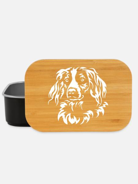 Epagneul Breton Kopf "Black Edition" - Lunch Box - Schwarz