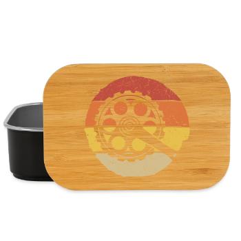 Sunset Film Reel Hand - Lunch Box - black - Front