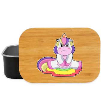 Einhorn Toilette - Lunch Box - Schwarz - Vorne