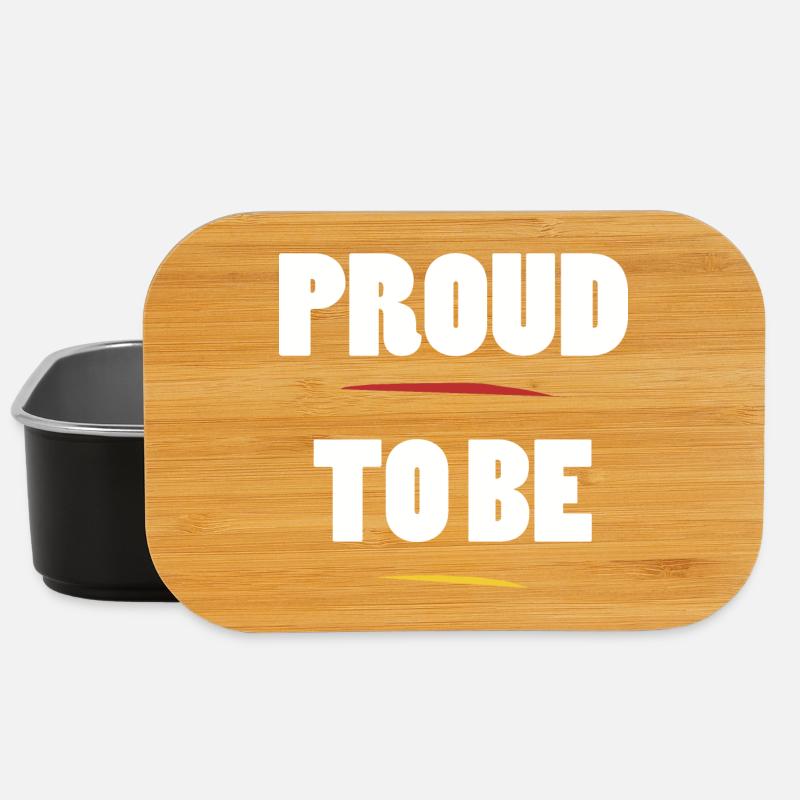 Proud to be ego quote - Lunch Box - black