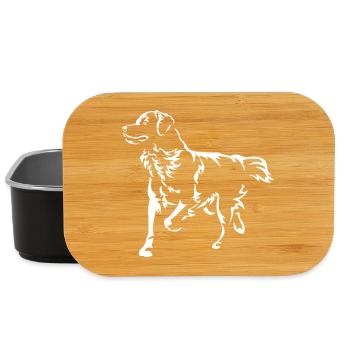 Golden Retriever "Black Edition" - Lunch Box - black - Front