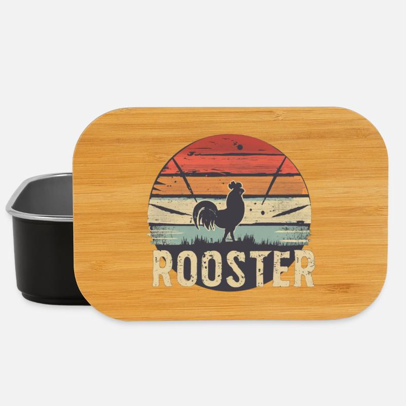 Rooster - Lunch Box - Schwarz
