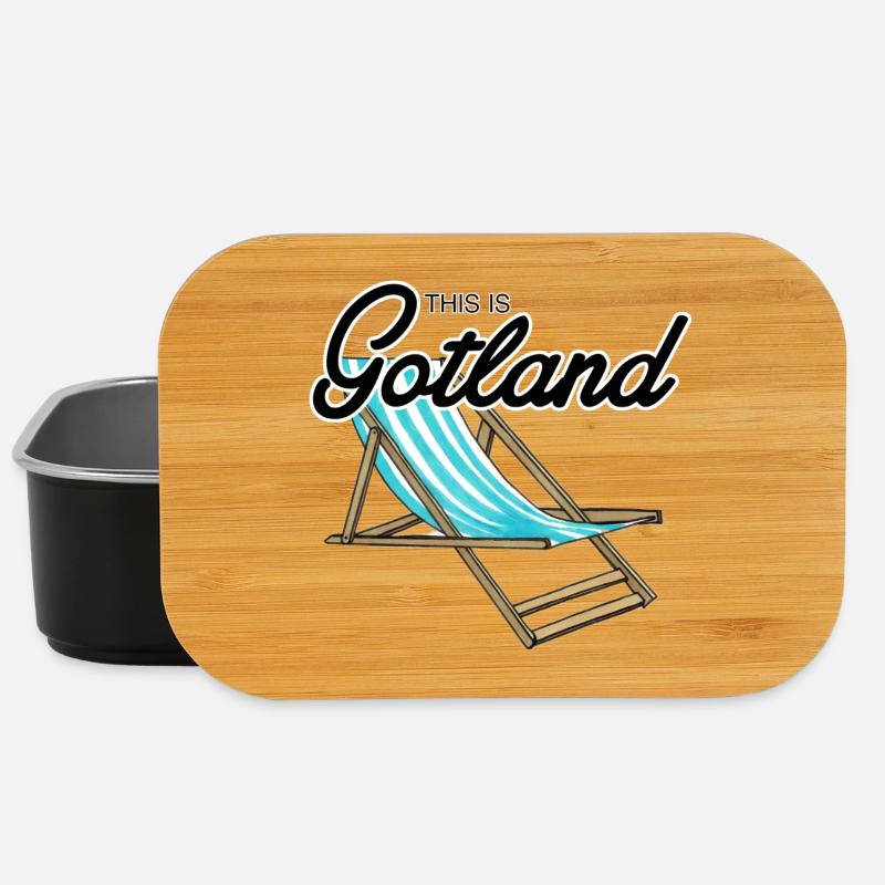 This is Gotland Beach Chair - Lunch Box - black