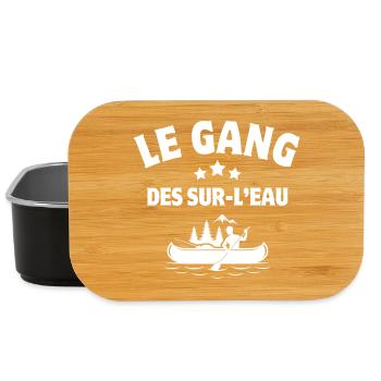 kayak, canoë-kayak, kayakiste - Boîte à goûter - noir - Devant
